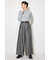 ハイウエストワイドフレアパンツ