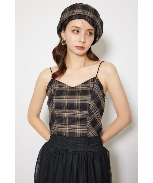 【Lumignon】タグ付‼️ルミニョンチェックビスチェ Lumignon】タグ付‼️ルミニョンチェックビスチェ