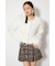 2WAYロングシャギーショートニットカーディガン