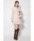 25オーバーネックシンデレララインミニコート