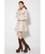 25オーバーネックシンデレララインミニコート
