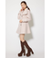 25オーバーネックシンデレララインミニコート