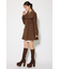 25オーバーネックシンデレララインミニコート