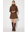 25オーバーネックシンデレララインミニコート