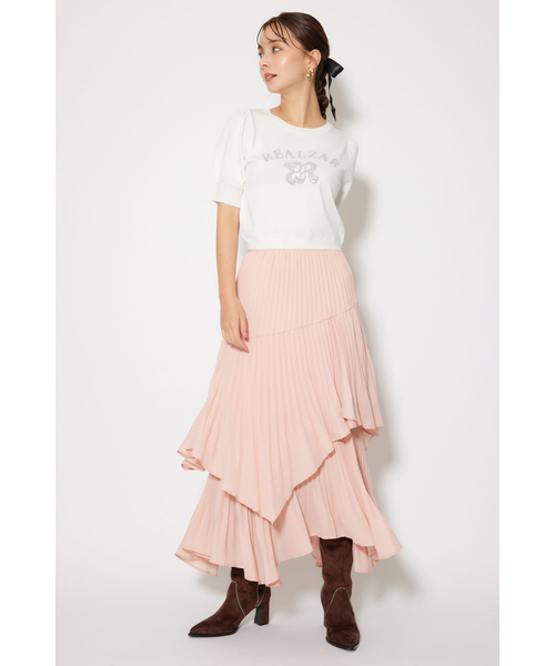 プリーツティアードマキシスカート｜リエンダの通販｜&mall（アンド