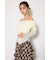 シアーレースオフショルトップス