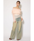 シアーレースオフショルトップス