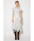 シアーパターンイレヘムワンピ