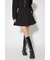 ダンボールニットジャストウエストスコートショートパンツ