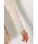 バックリボンアルパカミックスニットトップス
