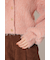 W faceシャギーニットカーディガン