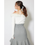 many wayフェザーオフショルニットトップス