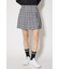 【一部店舗・WEB限定】【RIENDA GOLF】グレンチェックプリーツスカート