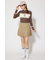 【一部店舗・WEB限定】【RIENDA GOLF】グレンチェックプリーツスカート