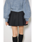 プリーツジャストウエストスカート