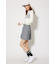 【一部店舗・WEB限定】【RIENDA GOLF】ハイネックRNDロゴリブニットトップス