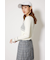 【一部店舗・WEB限定】【RIENDA GOLF】ハイネックRNDロゴリブニットトップス