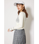 【一部店舗・WEB限定】【RIENDA GOLF】ハイネックRNDロゴリブニットトップス