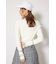 【一部店舗・WEB限定】【RIENDA GOLF】ハイネックRNDロゴリブニットトップス