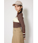 【一部店舗・WEB限定】【RIENDA GOLF】ハイネックRNDロゴリブニットトップス