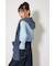 フード付きシャギーストール