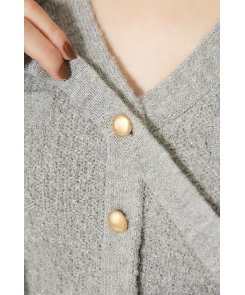 2WAYペプラムニットカーディガントップス｜リエンダの通販｜&mall