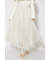 デコレーションチュールフレアスカート