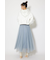 デコレーションチュールフレアスカート