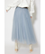 デコレーションチュールフレアスカート