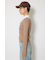 シャツドッキングロングスリーブニットトップス