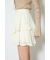 プリーツティアードミニスカート
