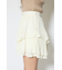 プリーツティアードミニスカート