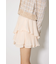 プリーツティアードミニスカート
