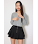 レイヤードヘムコルセットスコートショートパンツ