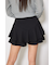 レイヤードヘムコルセットスコートショートパンツ