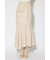 ラップスリットツイードマーメイドスカート
