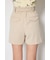 ベルト付きセンタープレスショートパンツ