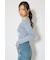 ストリングタイトニットトップス