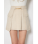 サイドラップツイードスコートショートパンツ