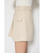 サイドラップツイードスコートショートパンツ