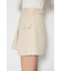 サイドラップツイードスコートショートパンツ