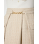 サイドラップツイードスコートショートパンツ