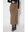 ダブルウエストデザインロングスカート