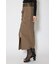 ダブルウエストデザインロングスカート