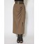 ダブルウエストデザインロングスカート