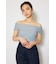 フロントクロスチュールカットトップス