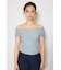 フロントクロスチュールカットトップス