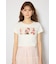 【森香澄さん着用】モチーフフォトショートTシャツ