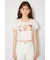 【森香澄さん着用】モチーフフォトショートTシャツ