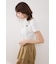 ラインストーンコンパクトロゴTシャツ
